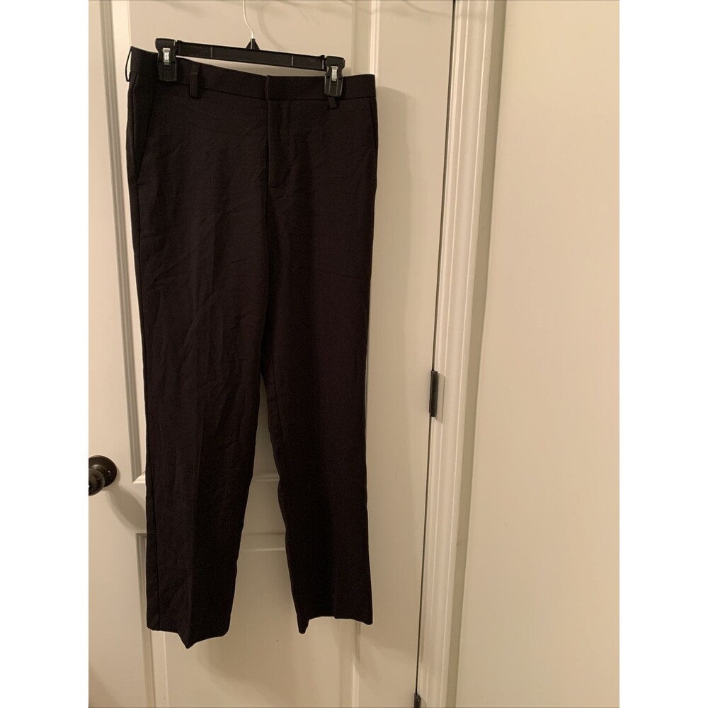 Claiborne Men's Black Dress Pants 30X30 Straight Leg